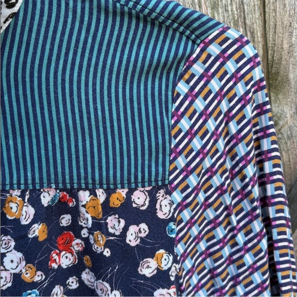 Anthropologie Maeve Mixed Pattern Button
Front Top Size XS - Picture 10 of 11